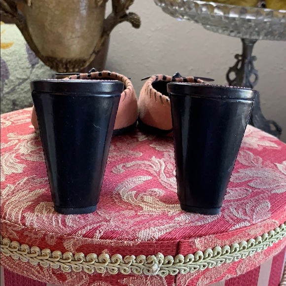 COLE HAAN MULE/HEEL 3” MED PINK SUEDE SZ 7.5B - Picture 3 of 7